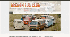 Desktop Screenshot of oregonbusclub.org